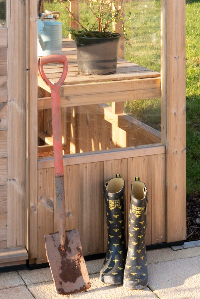 Gardening tools ready to use