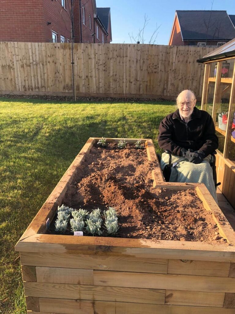 resident gardening