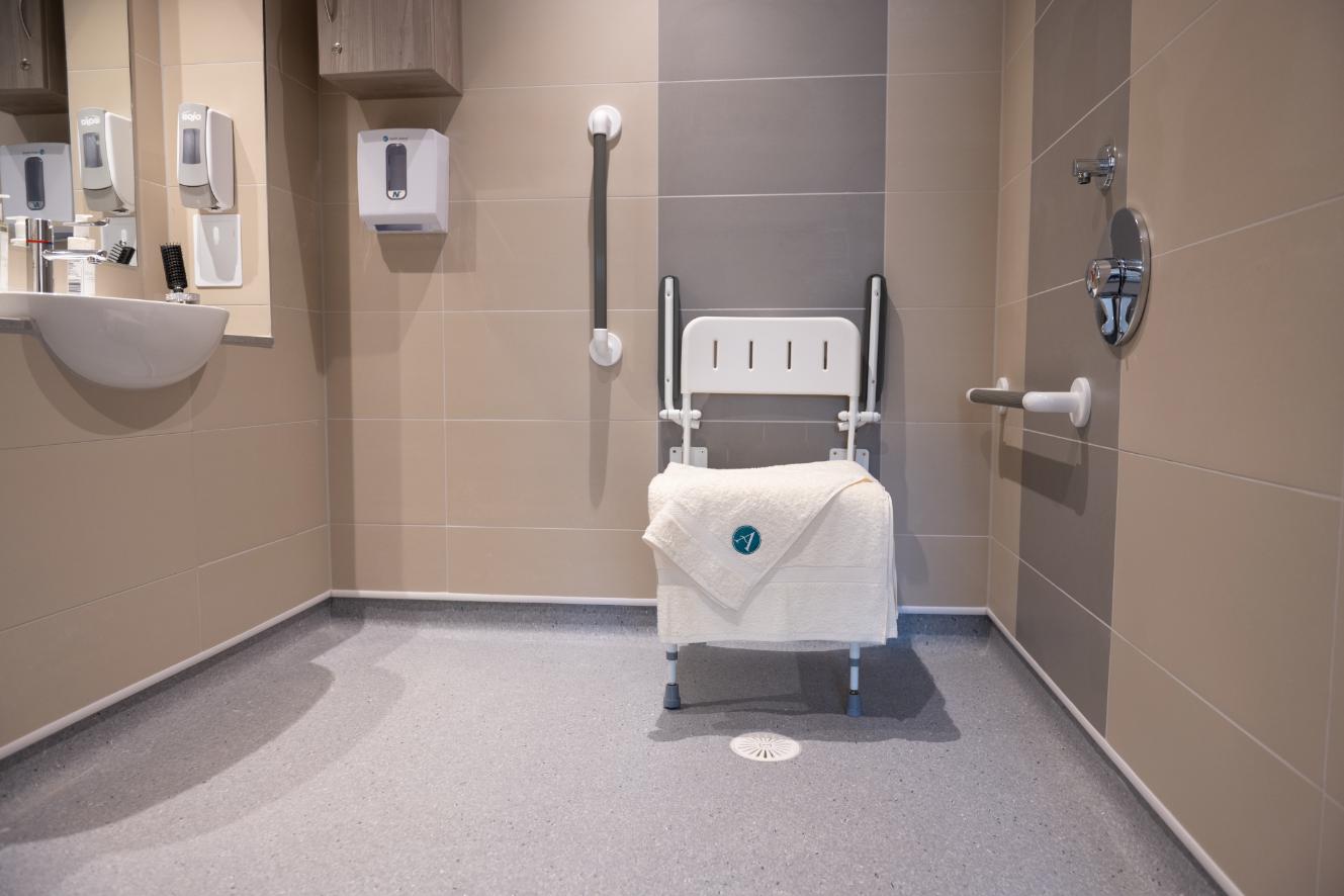 assisted wet room