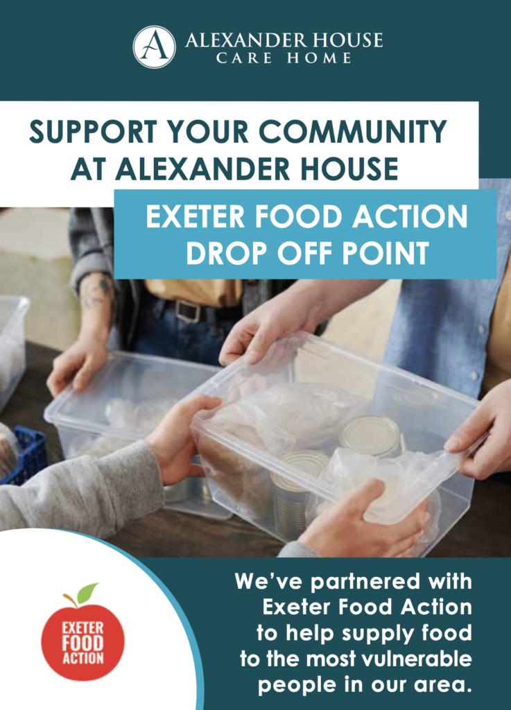 exeter food action poster